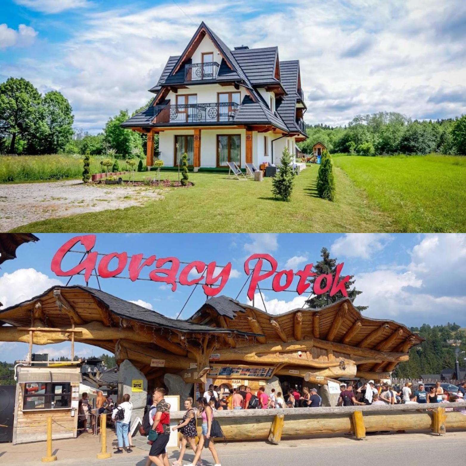 Cicha Woda 300 M Od Goracy Potok I Termy Szaflary Esterno foto