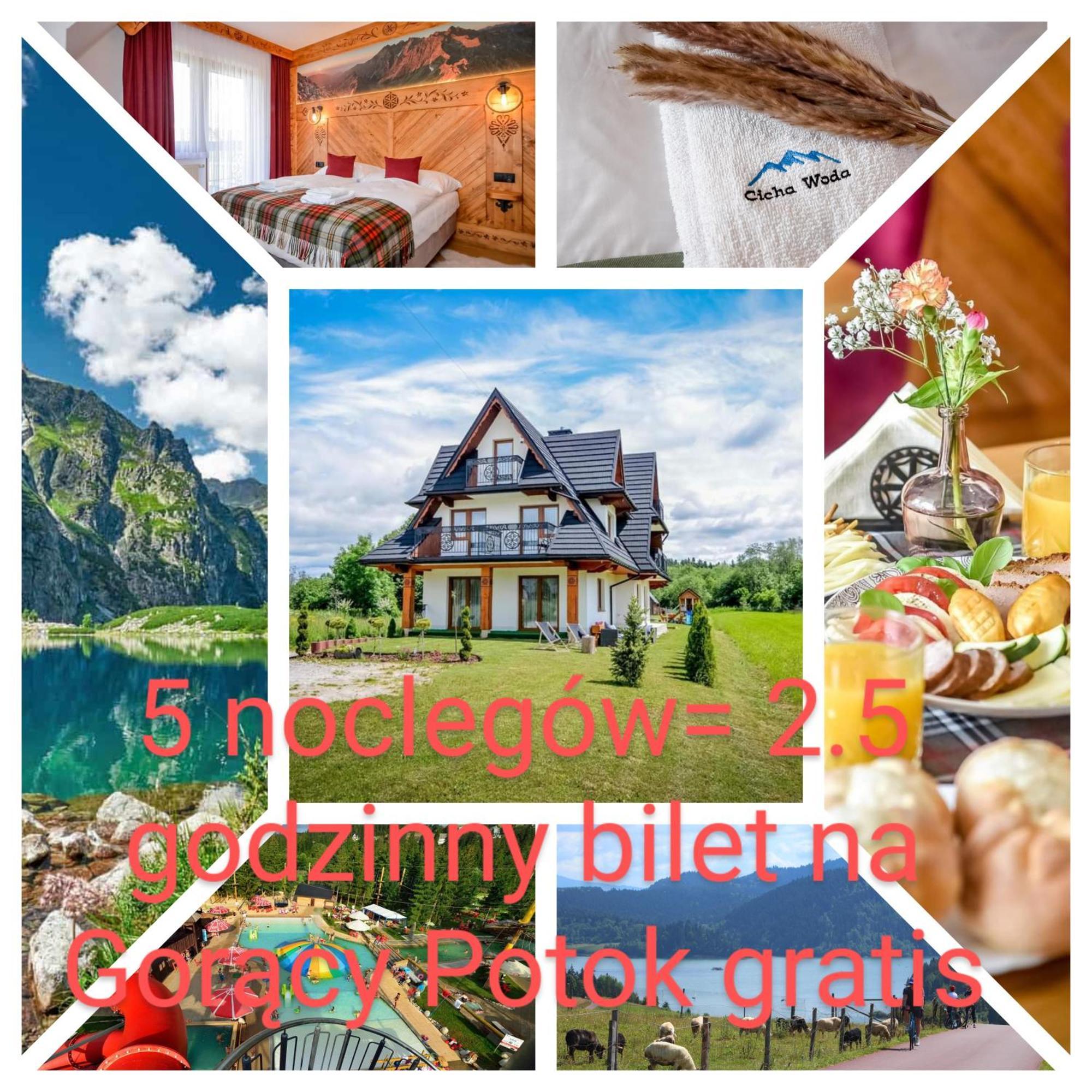 Cicha Woda 300 M Od Goracy Potok I Termy Szaflary Esterno foto